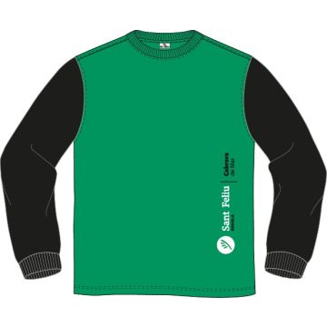 CAMISETA M/LARGA PUNTO LISO ESCOLA SANT FELIU