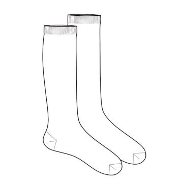 CALCETIN DEPORTIVO LARGO BLANCO 51616/ALT